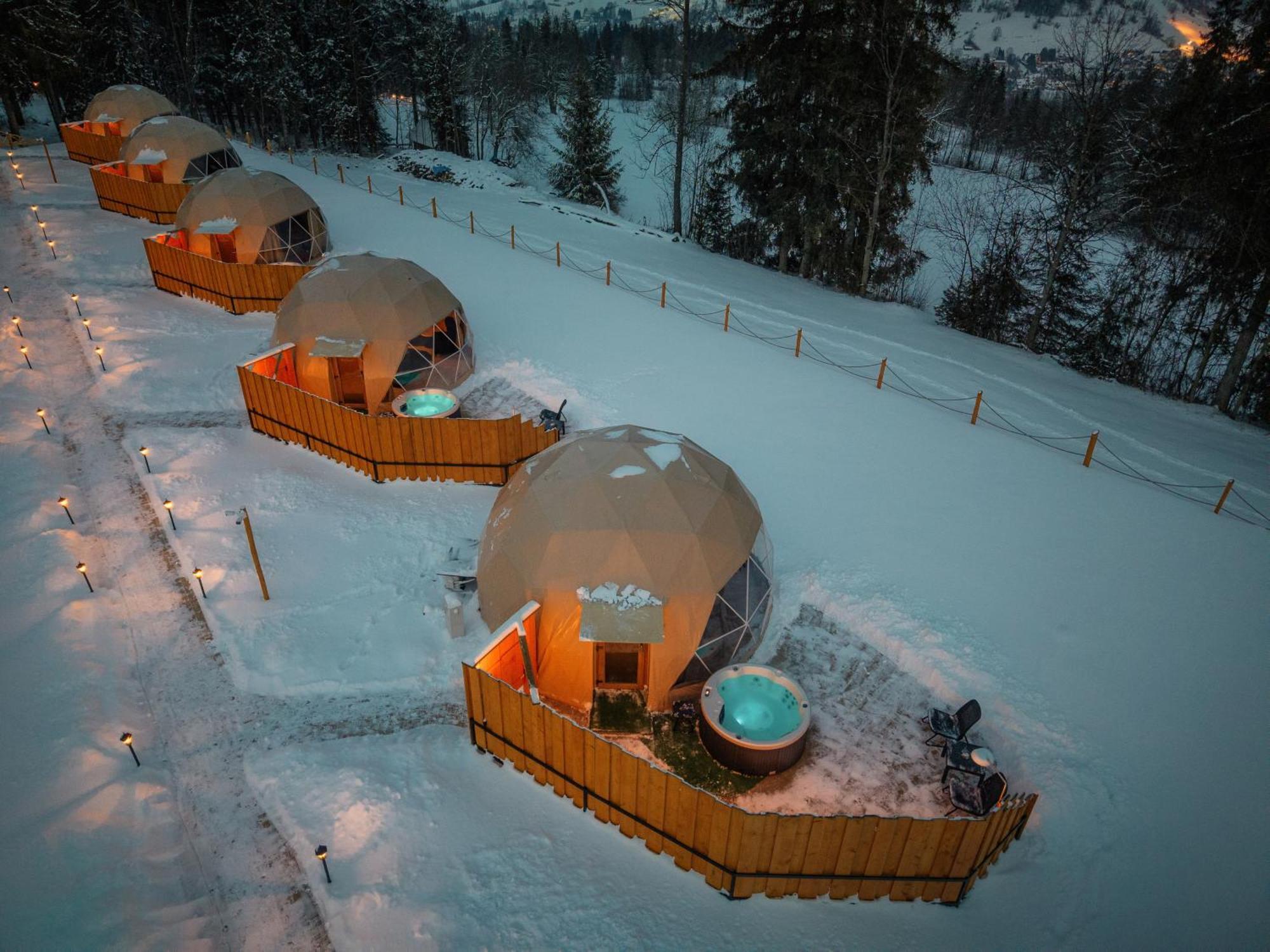Diamond Glamp & Jacuzzi Hotel Zakopane Bagian luar foto