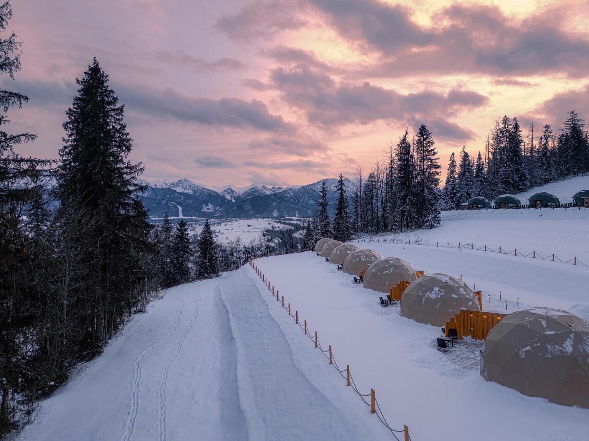 Diamond Glamp & Jacuzzi Hotel Zakopane Bagian luar foto