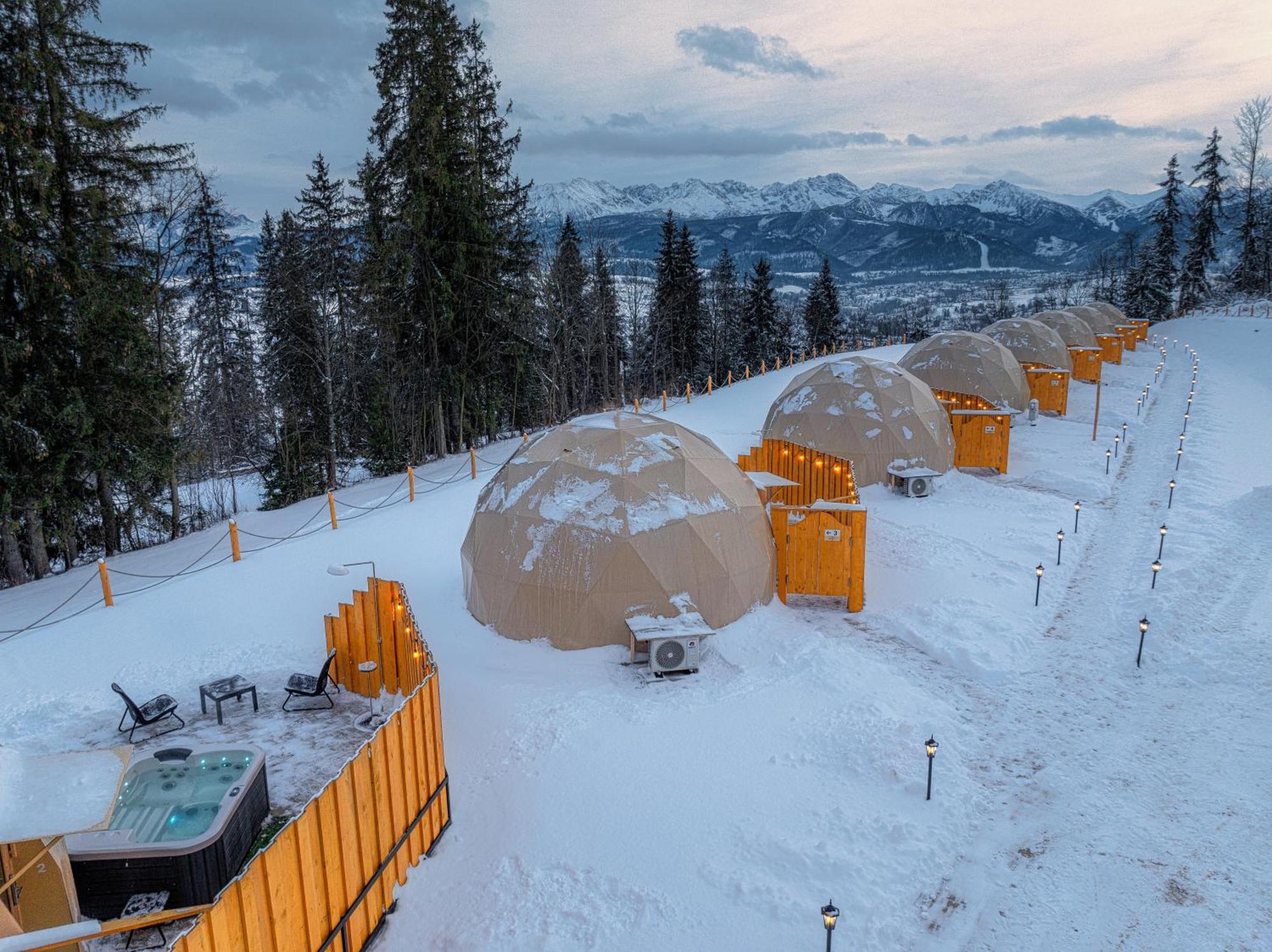 Diamond Glamp & Jacuzzi Hotel Zakopane Bagian luar foto