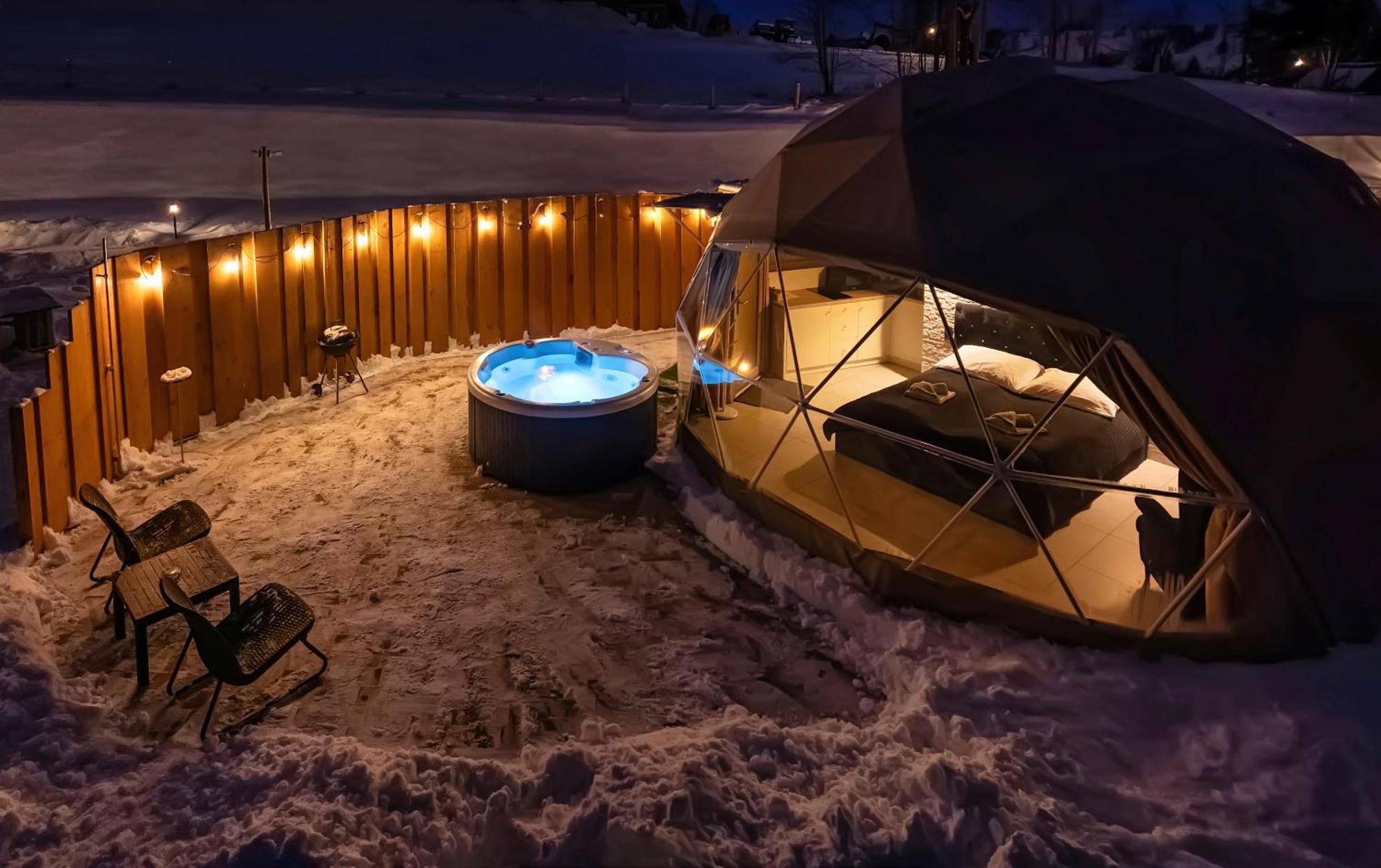 Diamond Glamp & Jacuzzi Hotel Zakopane Bagian luar foto